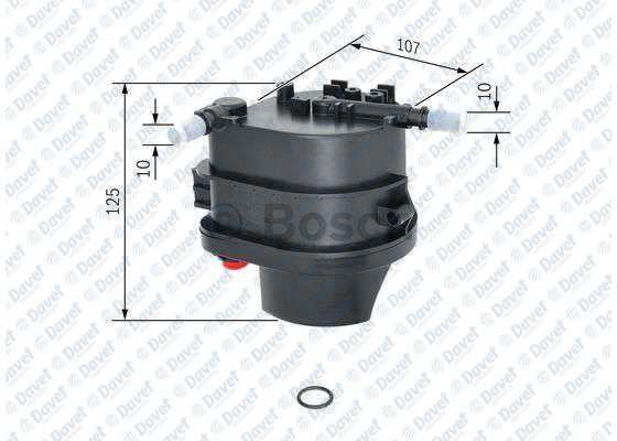 BOSCH 09864B2006 Dizel Yakit Filtresi P206+ P207 P307 Bipper Nemo Xsara C1 C2 C3 1.4 Hdi Aygo 1.4 Fiesta 1.4 Tdci Fusion 1.4 Tdci